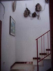 .. und Treppe zum Wohnbereich